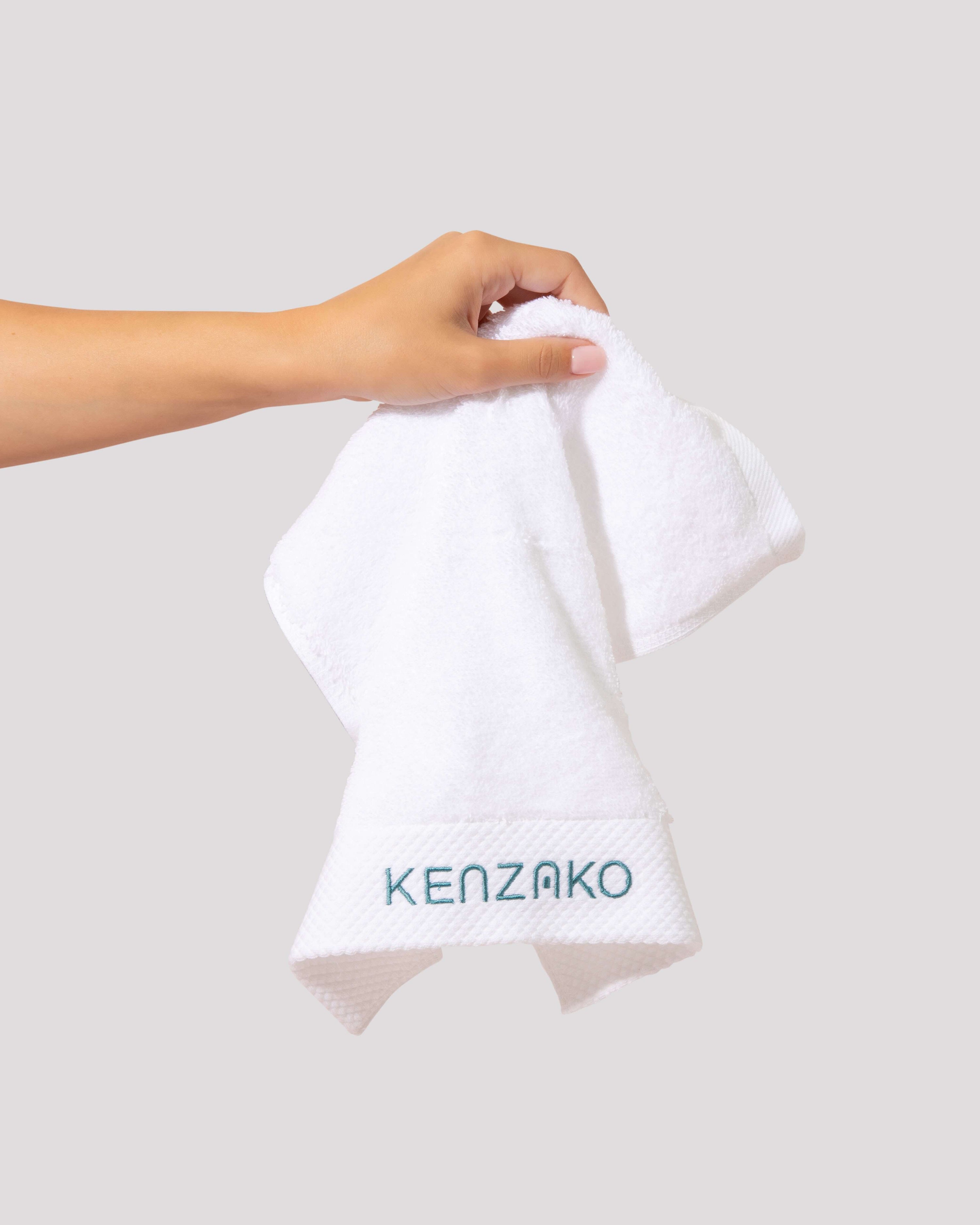 Luxury Cotton Face Washer with Embroidered Logo