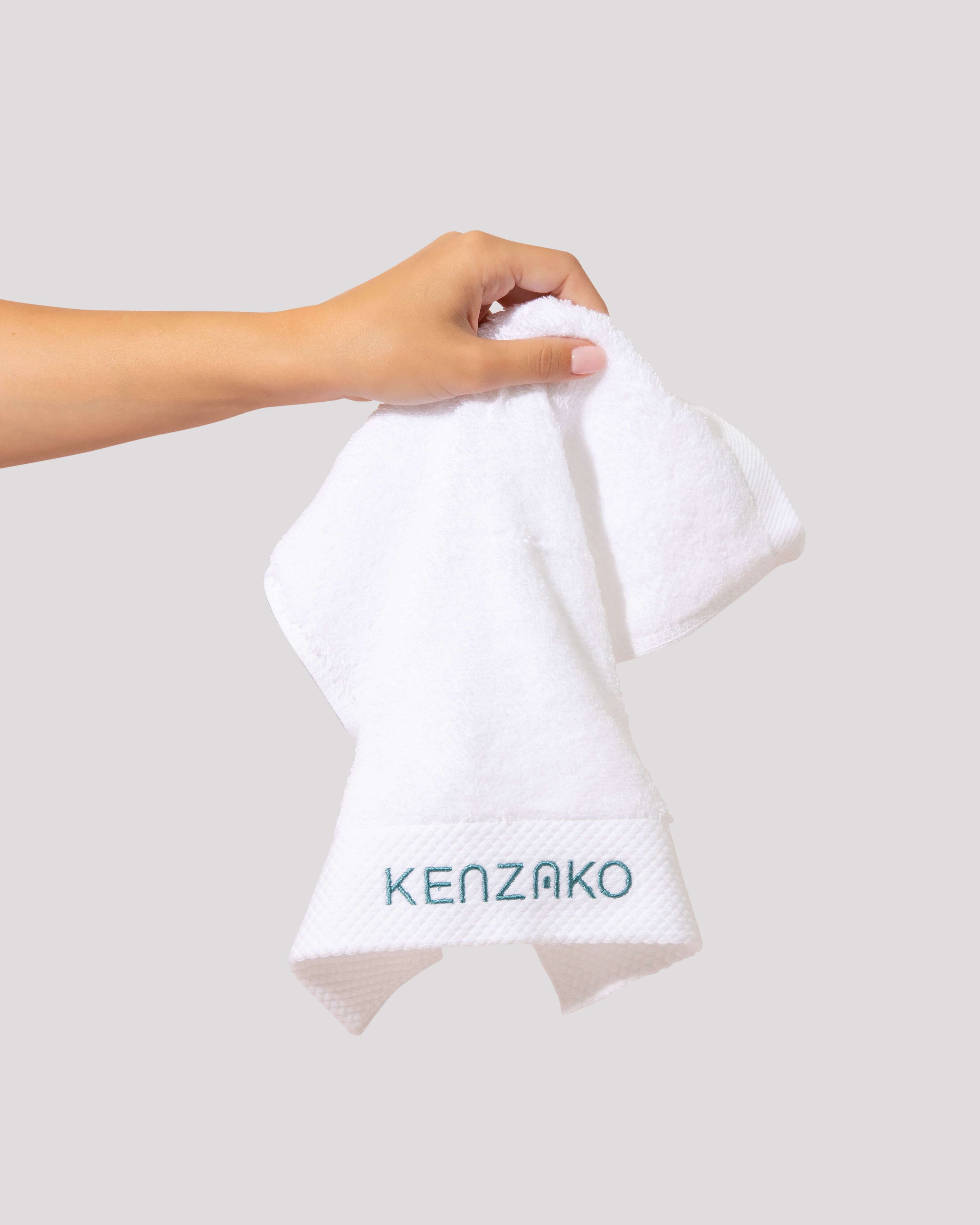 Luxury Cotton Face Washer with Embroidered Logo