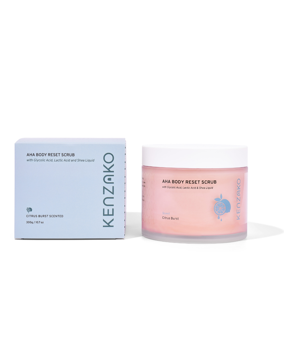 AHA Body Reset Scrub - Gentle Exfoliating Body Scrub for Body Acne. 10% AHA Formula! This is one-of-a-kind body scrub for brighter, even-toned skin from the first use. A gentle vegan body scrub that uses natural acids and beads from pumice (free from micro plastic beads) to slough off dead skin cells and restore your body to smoothness. Works from the first application to visibly make rough, dry skin a thing from the past. Ongoing use banishes dullness and promotes glowing skin.