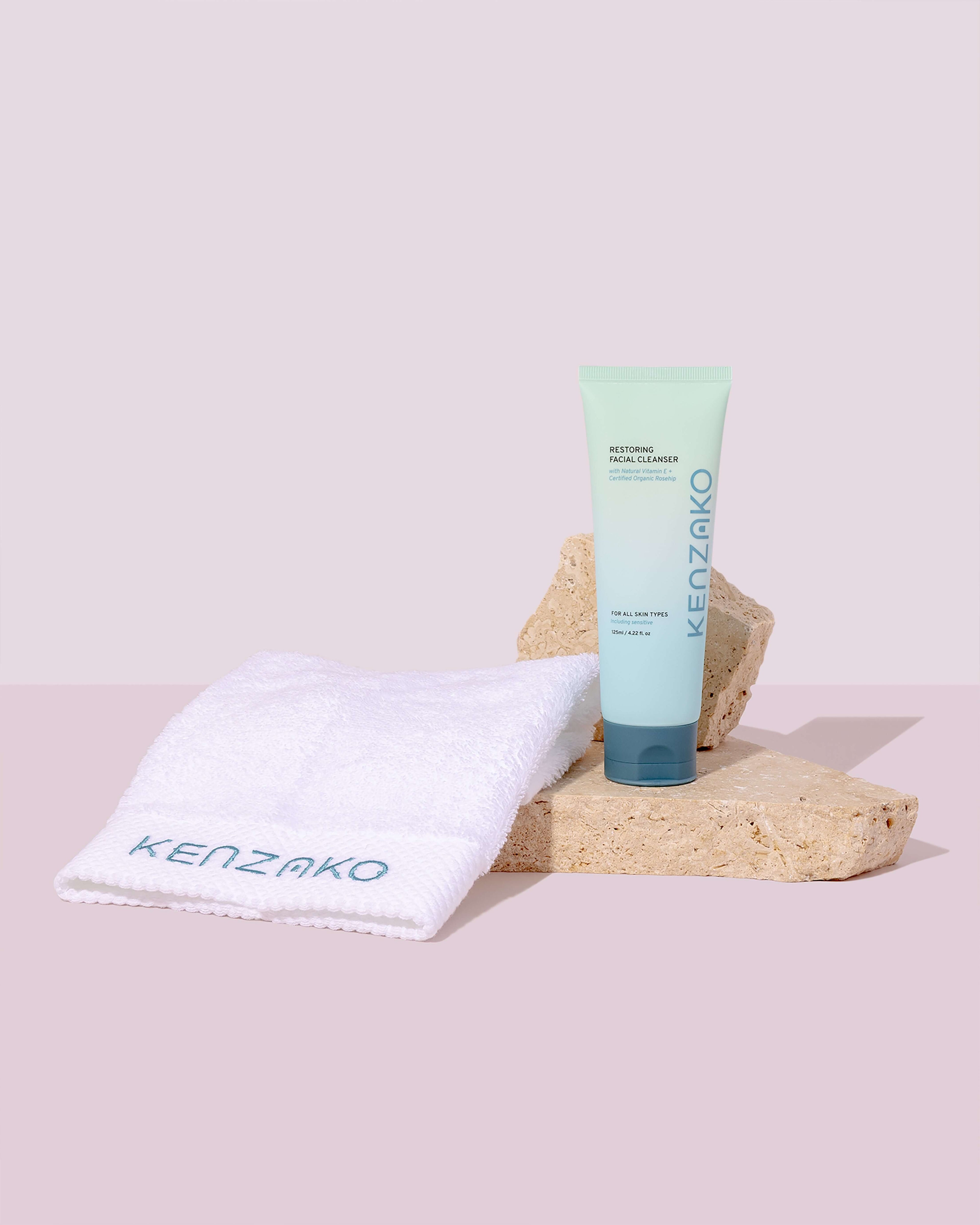The Restoring Duo – Cleanser & Face Towel Set