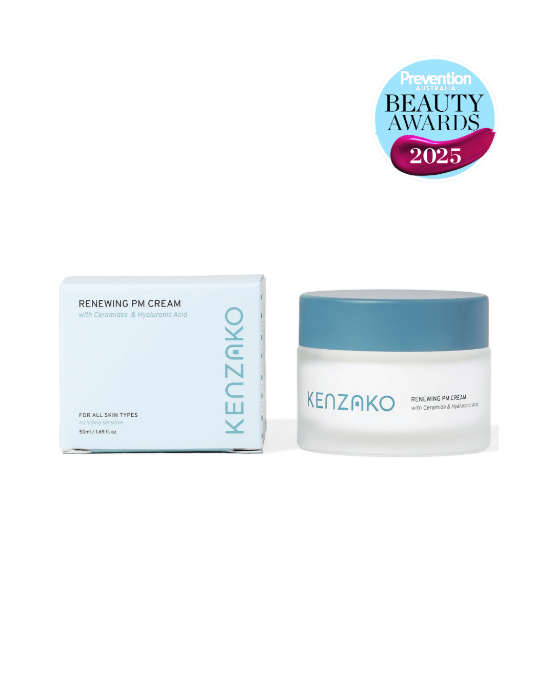 Renewing PM Cream - Triple Ceramides Hyaluronic Acid Night Moisturiser