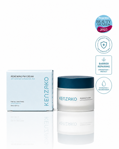 Renewing PM Cream - Triple Ceramides Hyaluronic Acid Night Moisturiser