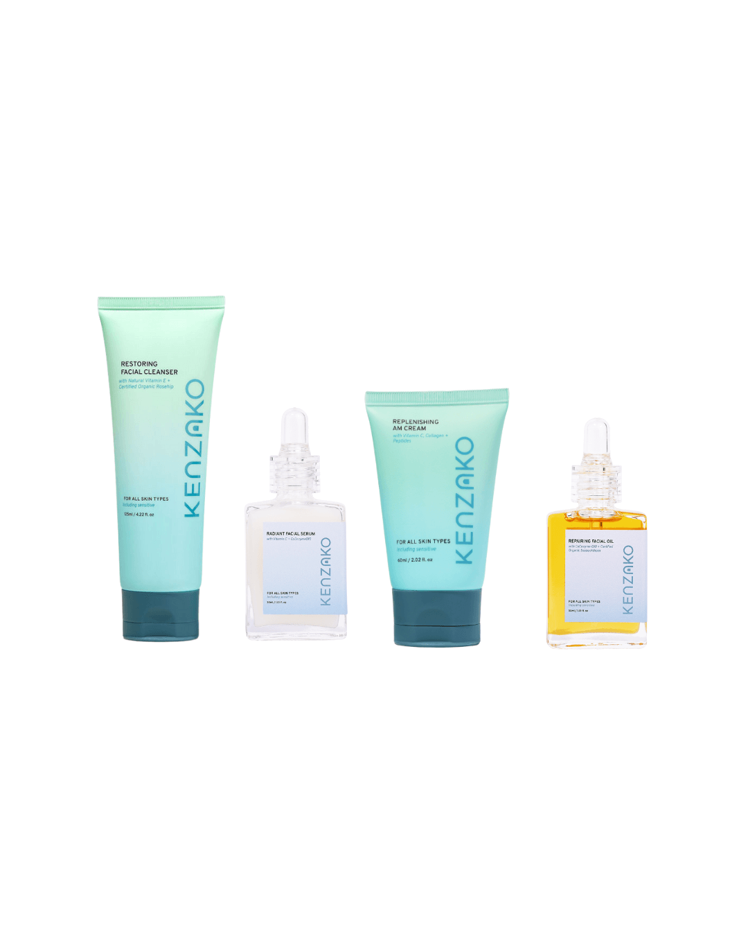 Complete Skincare Starter Kit – Vegan Anti-Aging Routine for Barrier Repair