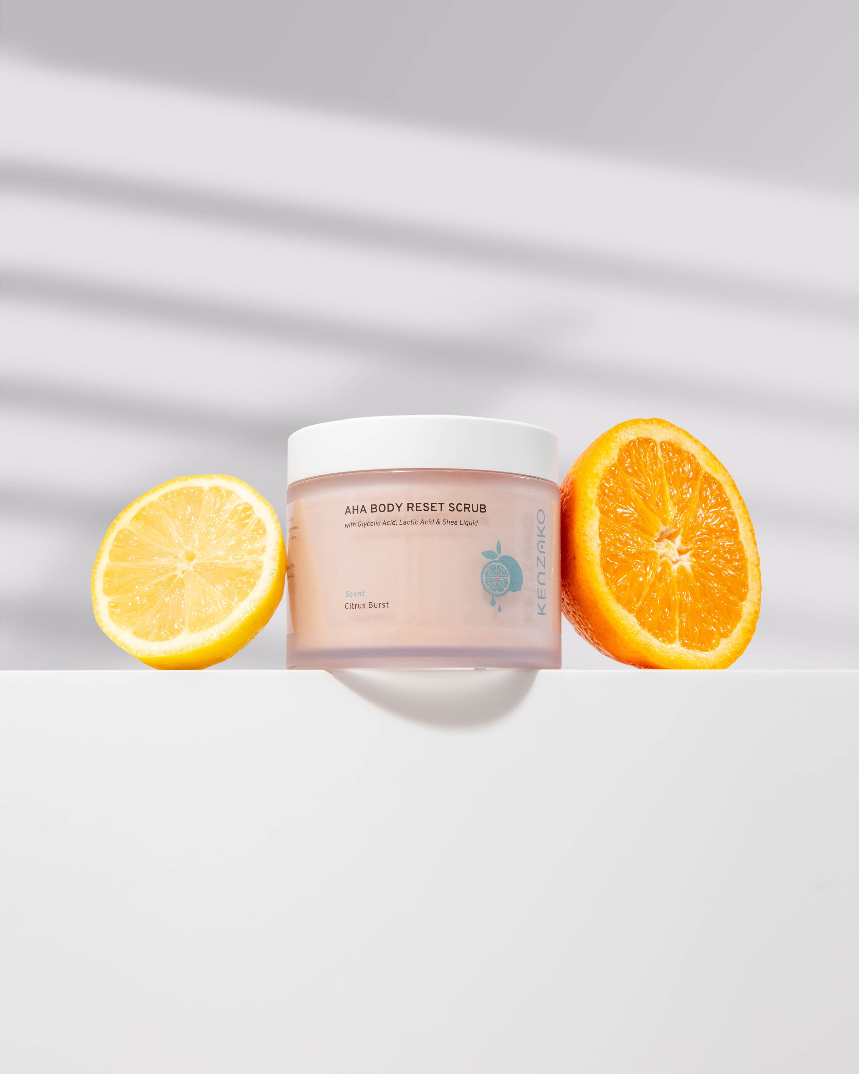 AHA Body Reset Scrub - Gentle Exfoliating Body Scrub for Body Acne. 10% AHA Formula! This is one-of-a-kind body scrub for brighter, even-toned skin from the first use. A gentle vegan body scrub that uses natural acids and beads from pumice (free from micro plastic beads) to slough off dead skin cells and restore your body to smoothness. Works from the first application to visibly make rough, dry skin a thing from the past. Ongoing use banishes dullness and promotes glowing skin. 