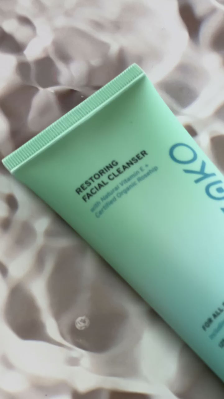 Restoring Facial Cleanser | Calming Hydrating Gel-Lotion Cleanser